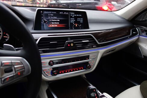 The 7-Series uses the first touchscreen BMW has ever developed for production.