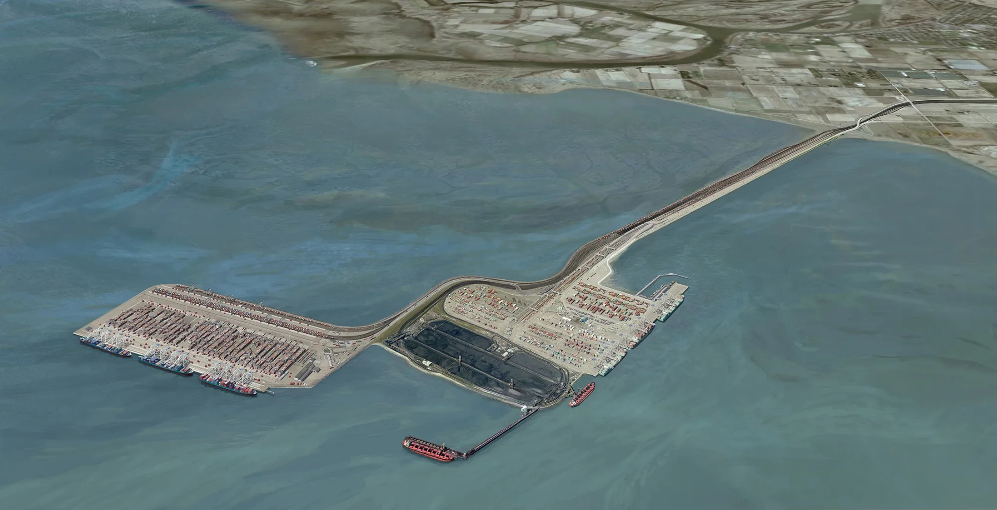 A rendering of the proposed Roberts Bank Terminal 2 project.