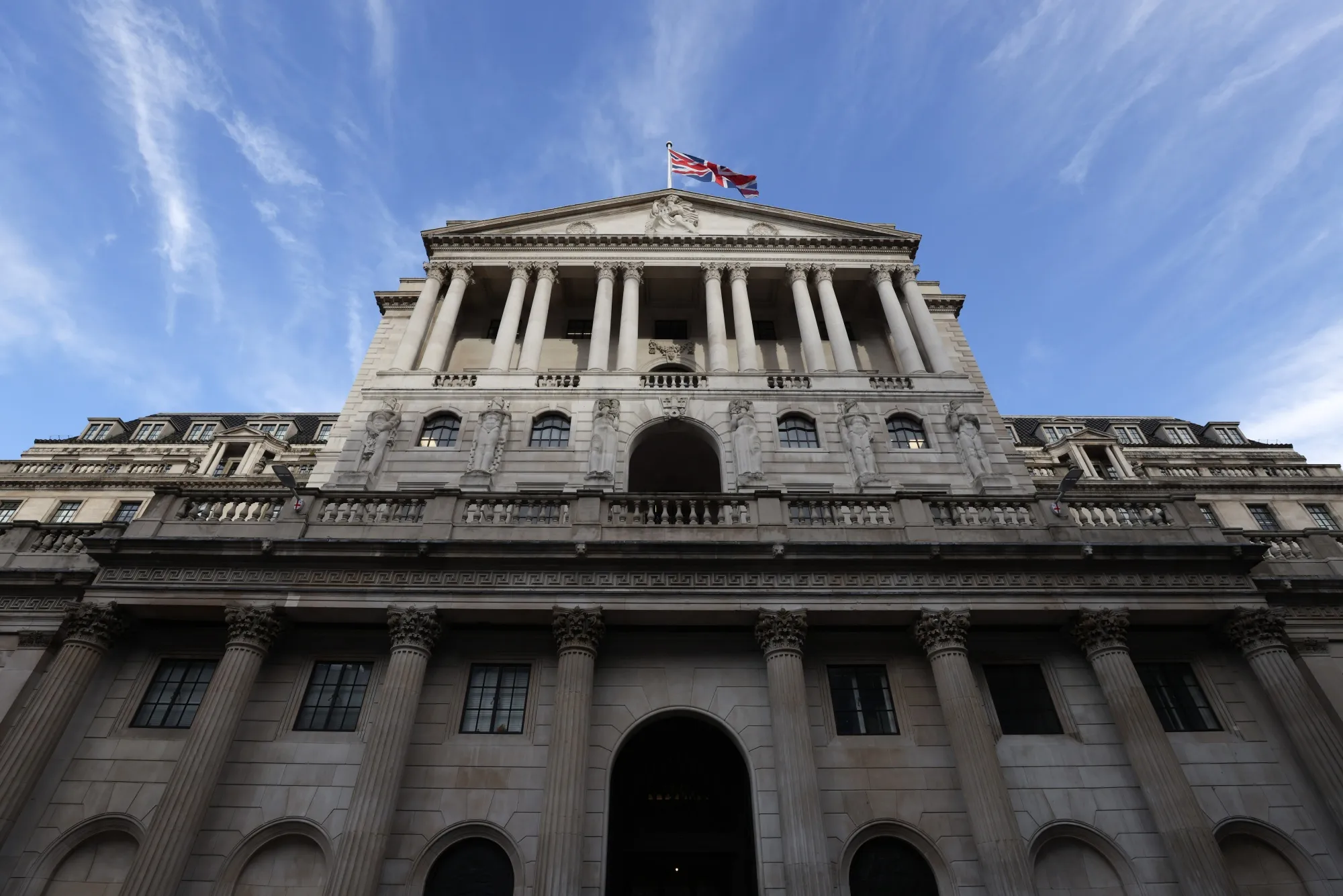 The Bank of England in London.