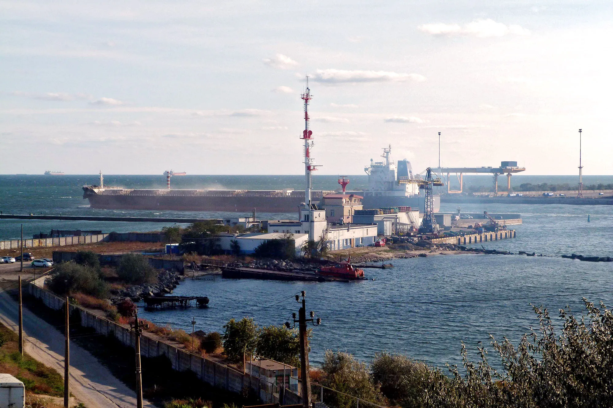 The Chornomorsk Commercial Sea Port, Odesa Region.