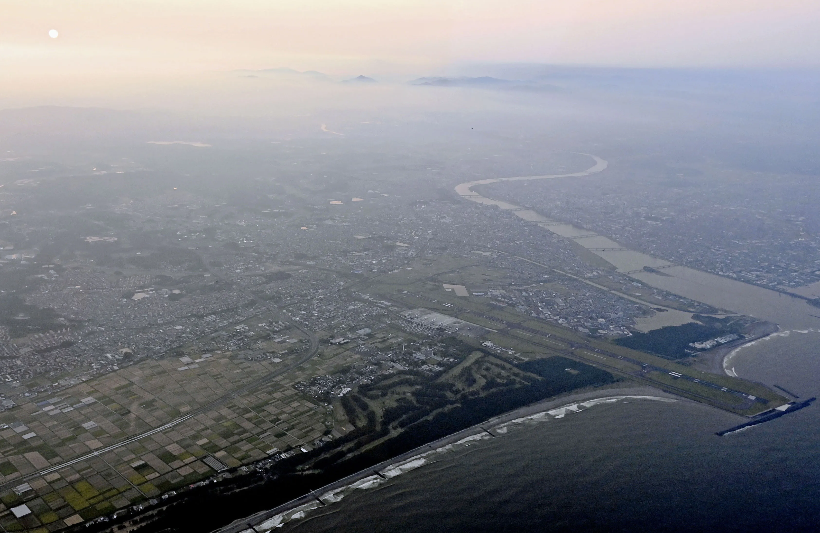 The coastline close to the Nankai Trough in Miyazaki, Japan.