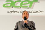 Acer Chairman and Chief Executive Officer Wang