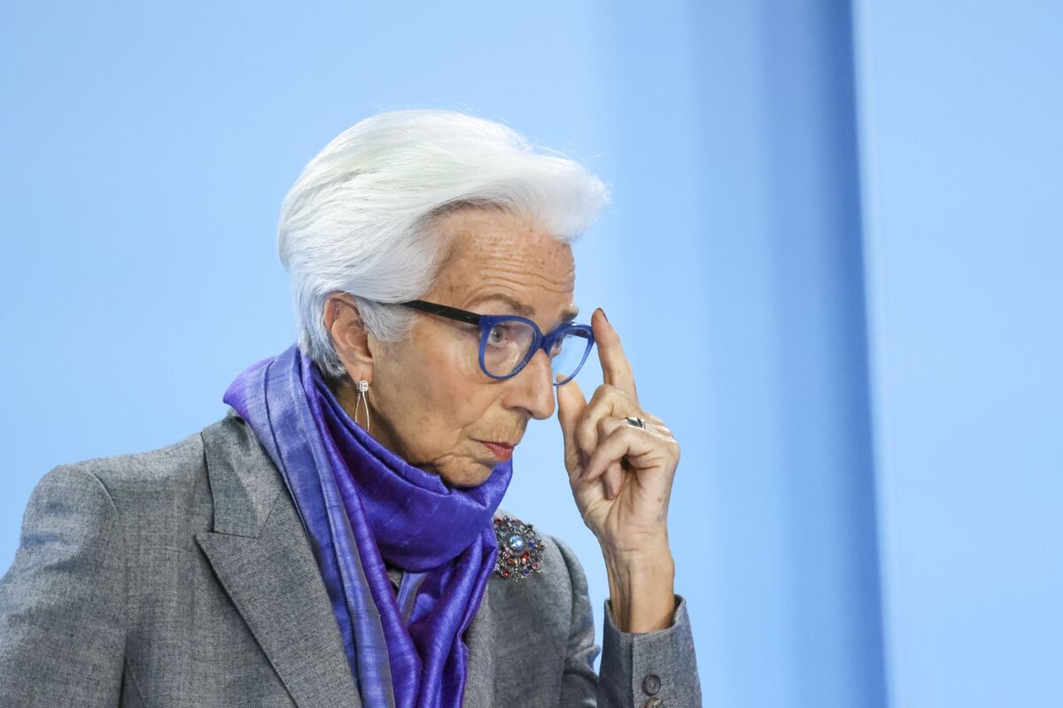 ECB's Lagarde Says Policy Rates Must Be Higher to Curb Inflation - Bloomberg