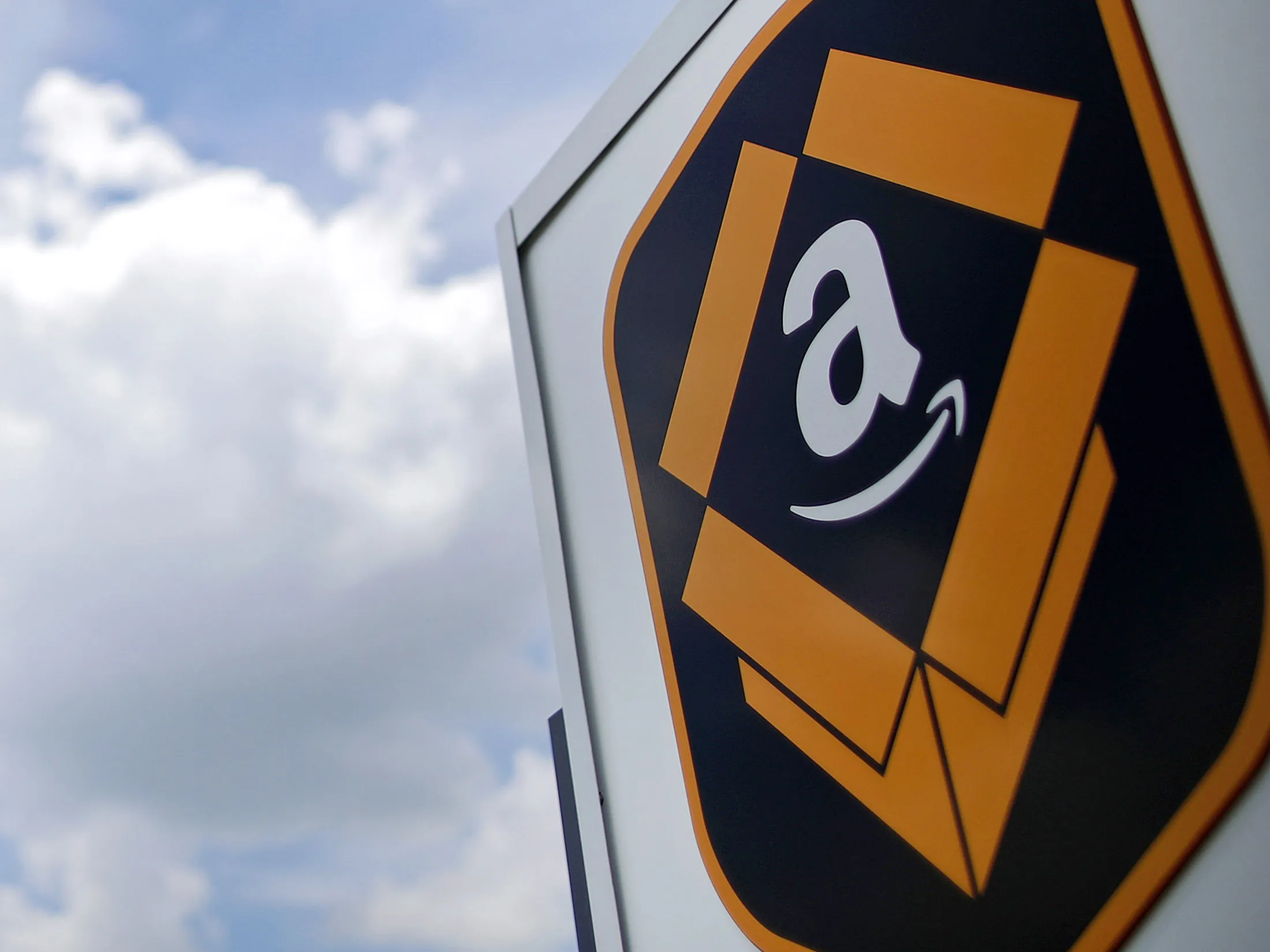 Amazon logo signage