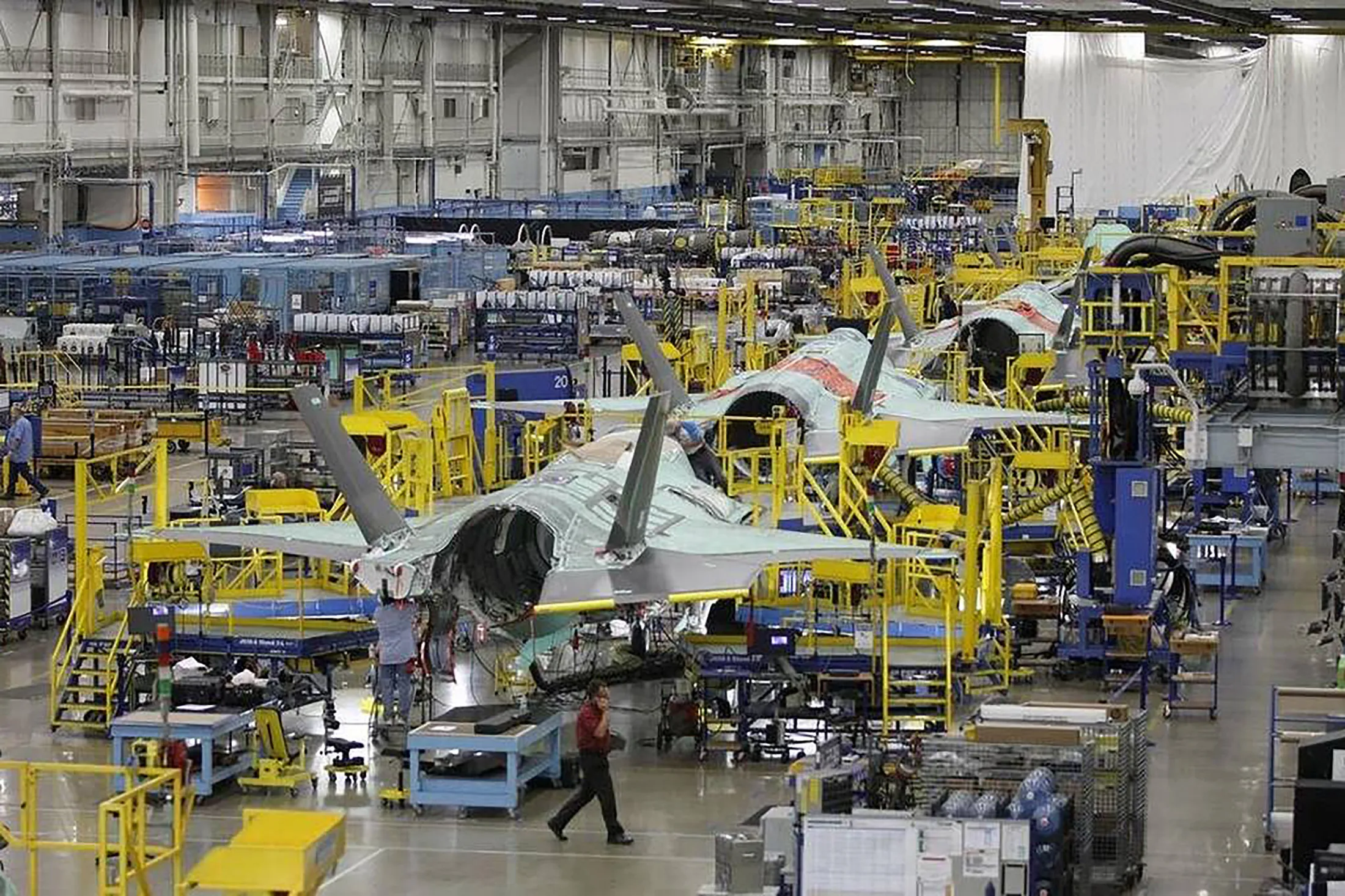 F-35 Joint Strike Fighter jets in Fort Worth, Texas, on Dec.&nbsp;10, 2024.