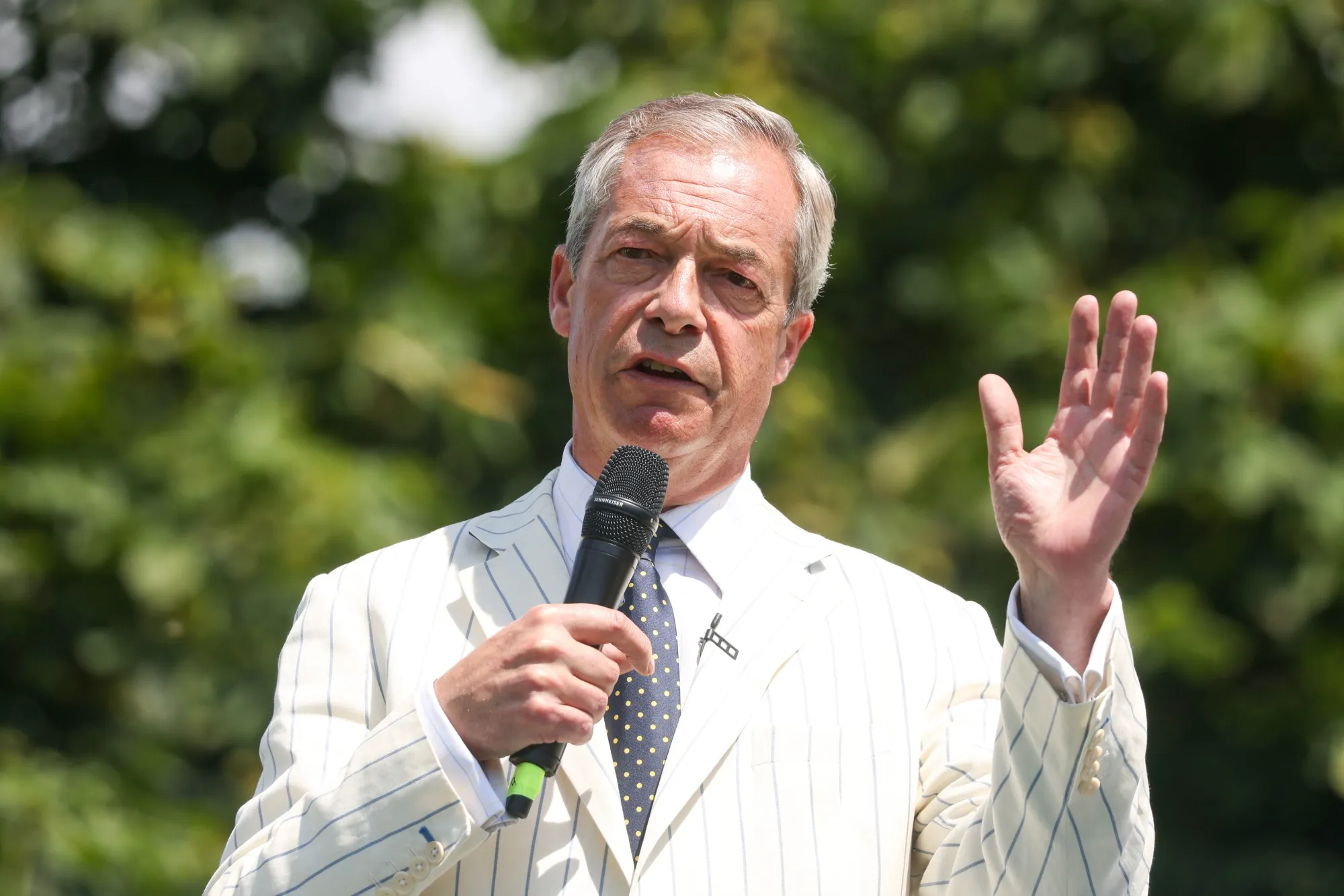 Nigel Farage, leader of Reform UK.