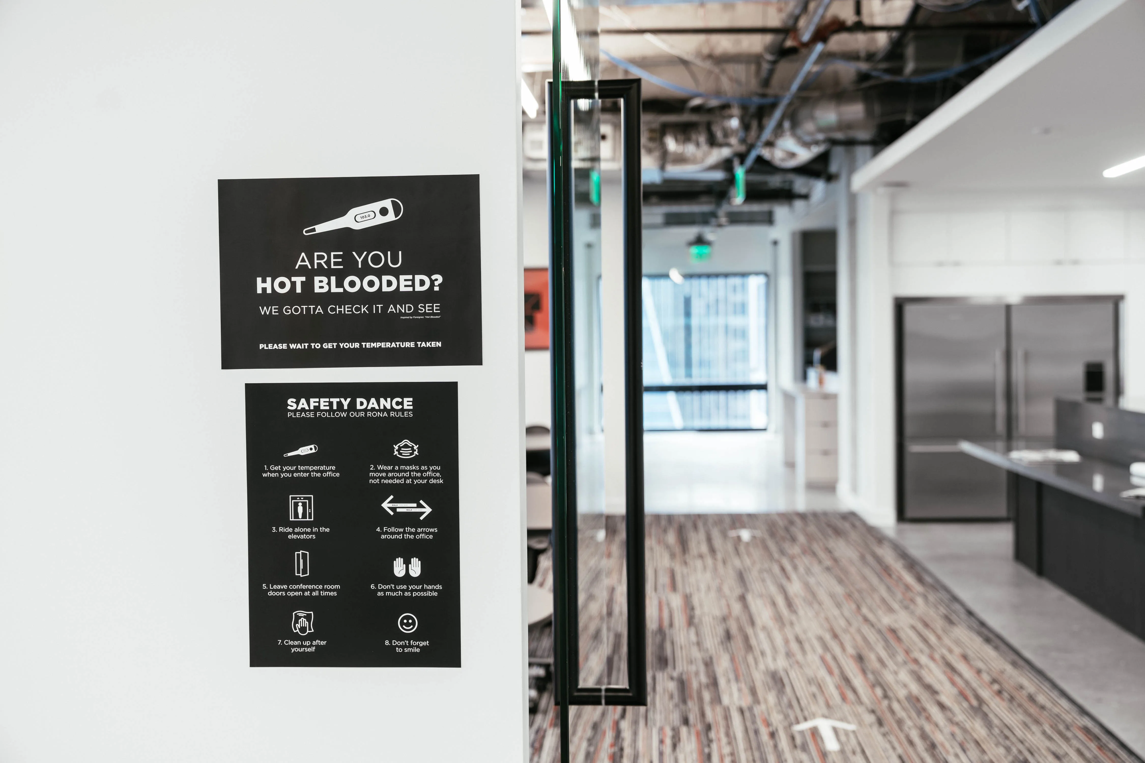 Omniplan architects’ Dallas office gets creative with its signage.