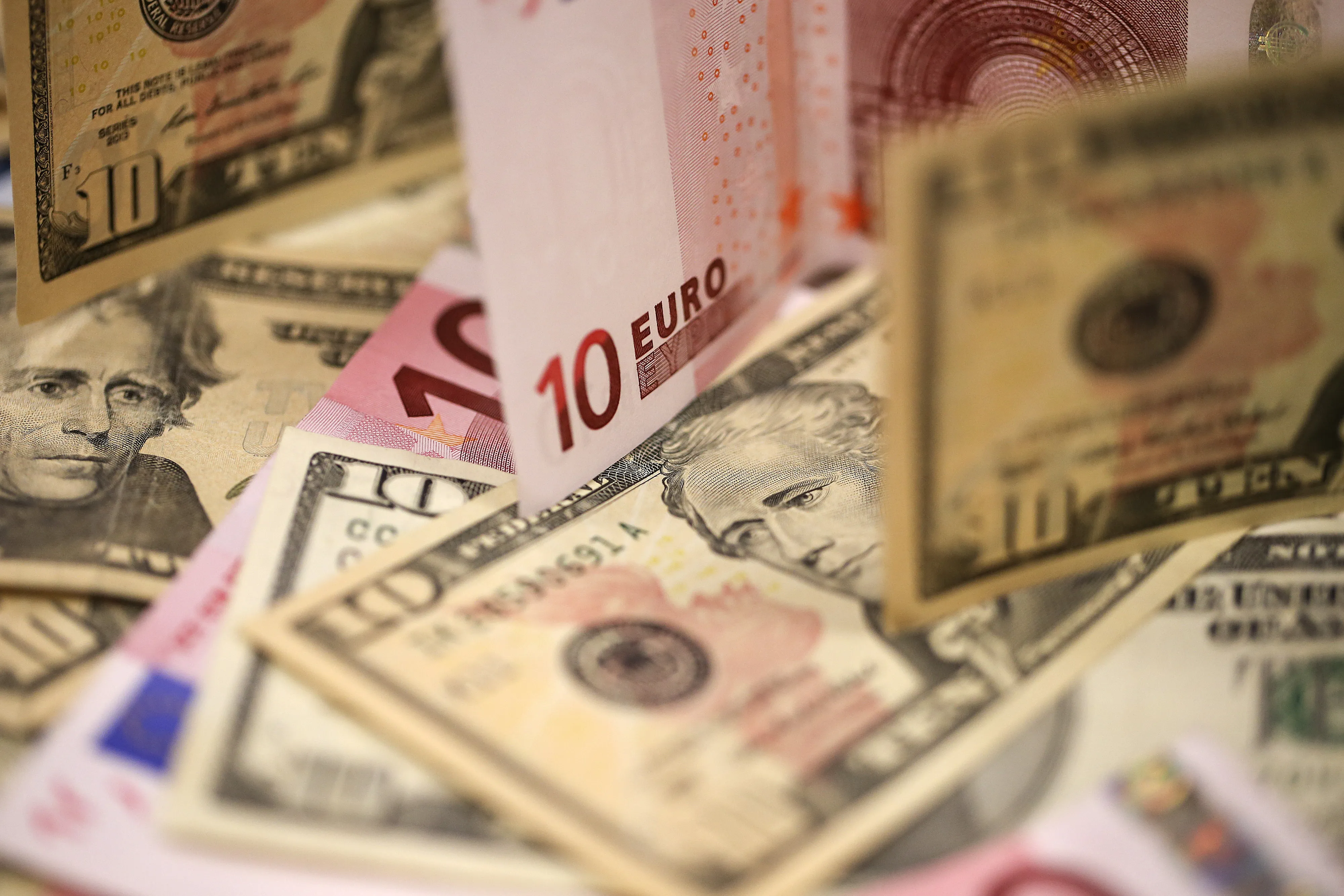 Euro Banknotes As Currency Declines To Nine-Year Low