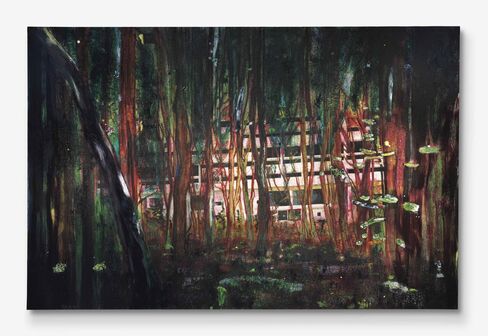 "Cabin Essence" by Peter Doig