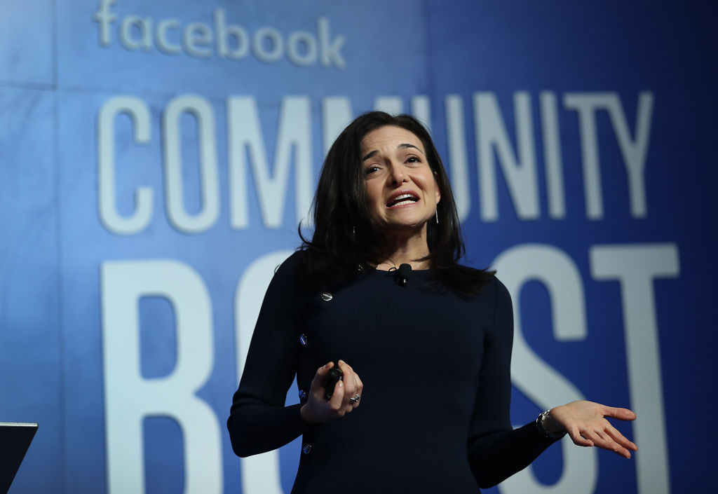 “There’s also a concern in the United States with the size and power of Chinese companies, and the realization that those companies are not going to be broken up,” said Facebook chief operating officer Sheryl Sandberg.