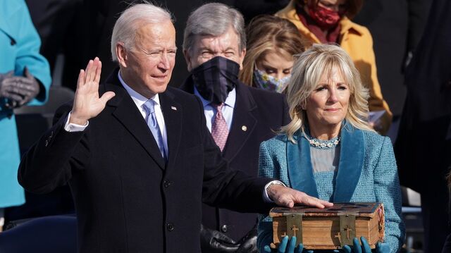 Joe Biden Sworn In As 46th President Of The U S At Inauguration Bloomberg