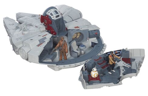 The newest Millennium Falcon toy designed for The Force Awakens.