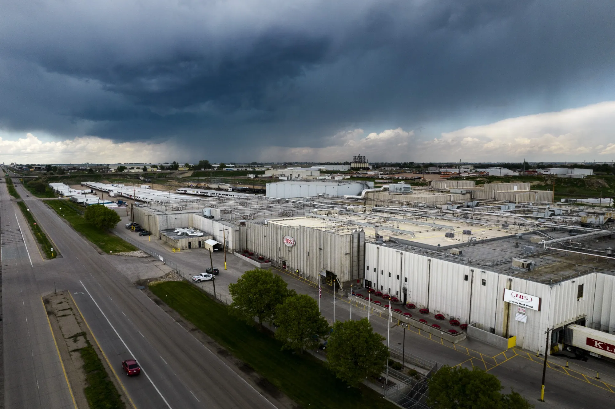 The JBS Beef Production Facility in Greeley, Colorado.