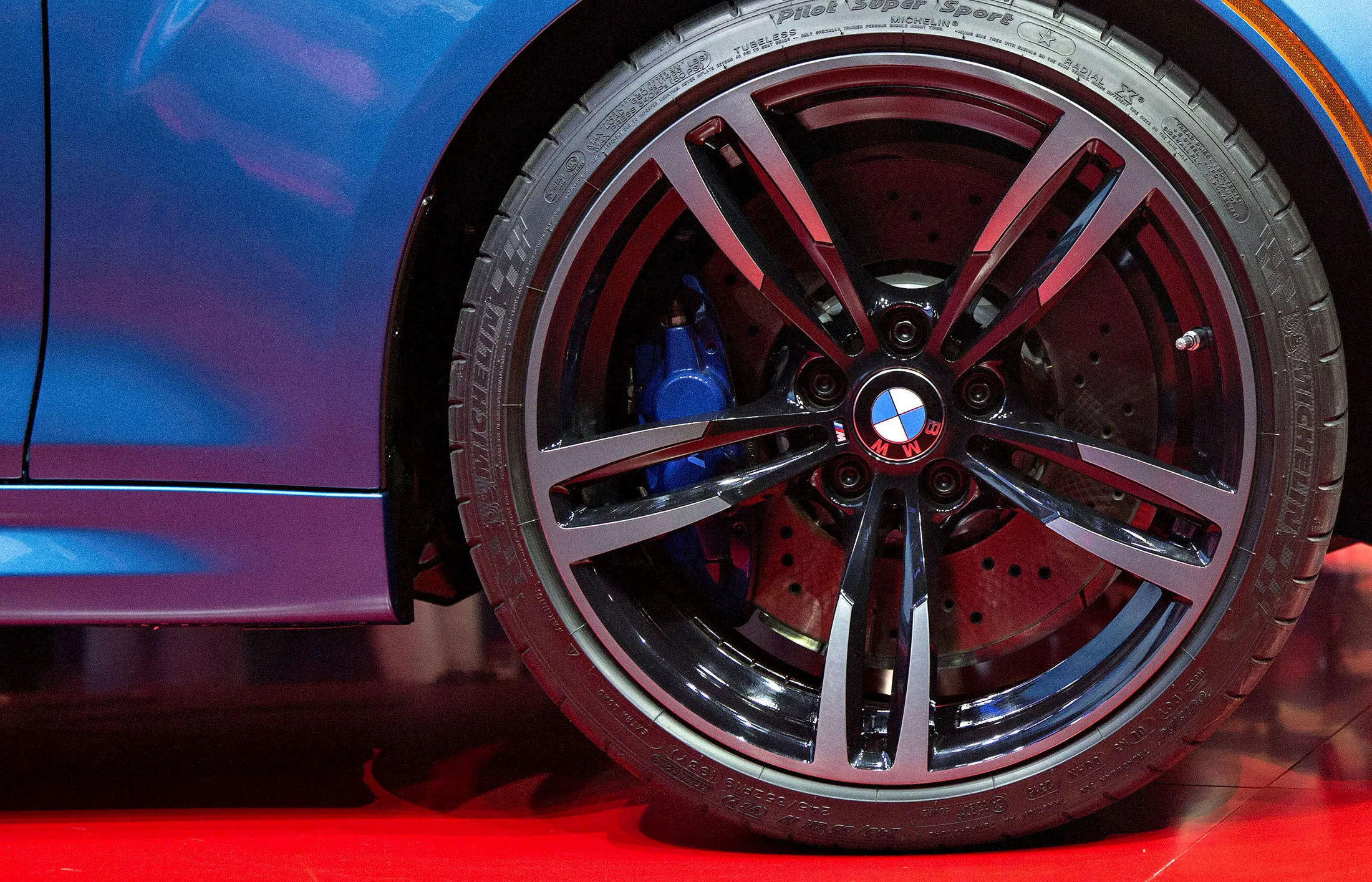 The Bayerische Motoren Werke AG (BMW) 2016 M2 high-performance coupe is debuted at the 2016 North American International Auto Show (NAIAS) in Detroit, Michigan, U.S., on Monday, Jan. 11, 2016. Last year's auto show featured 55 vehicle introductions, a majority of which were worldwide debuts, and was attended by over 5,000 journalists from 60 countries.
