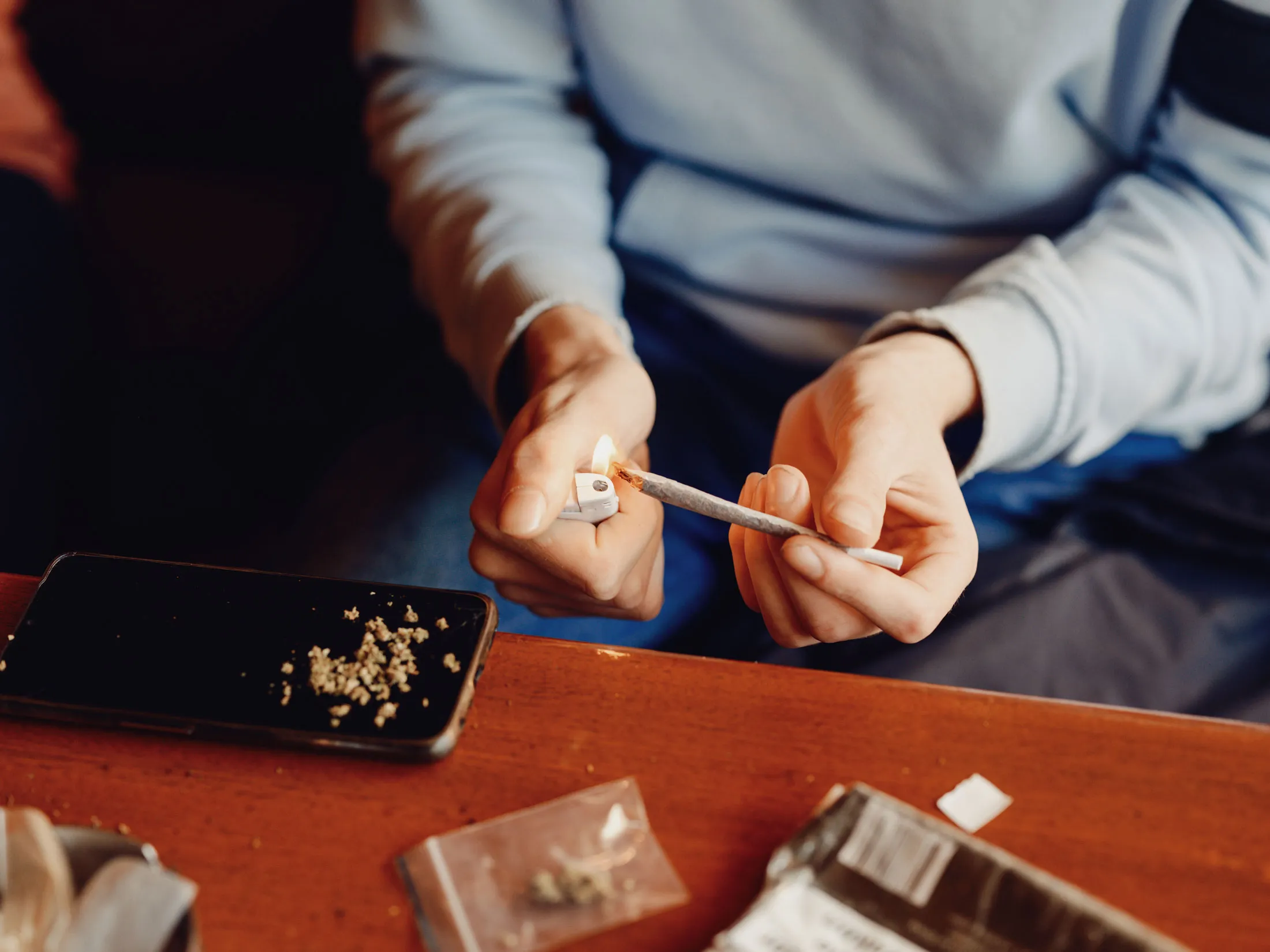 Cannabis at the Baron coffeeshop in Breda.