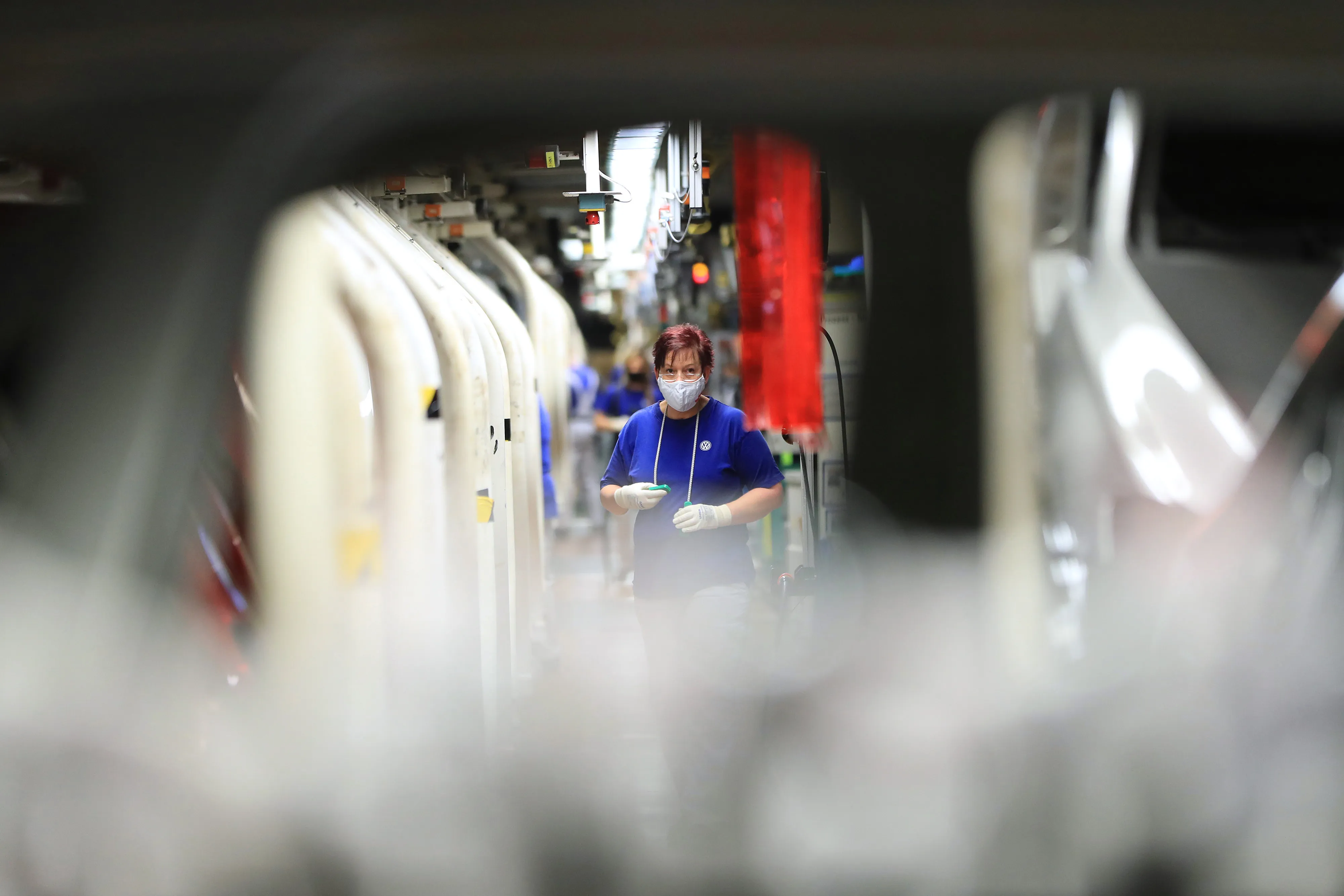 Volkswagen AG Restarts Assembly Lines At World's Largest Car Factory