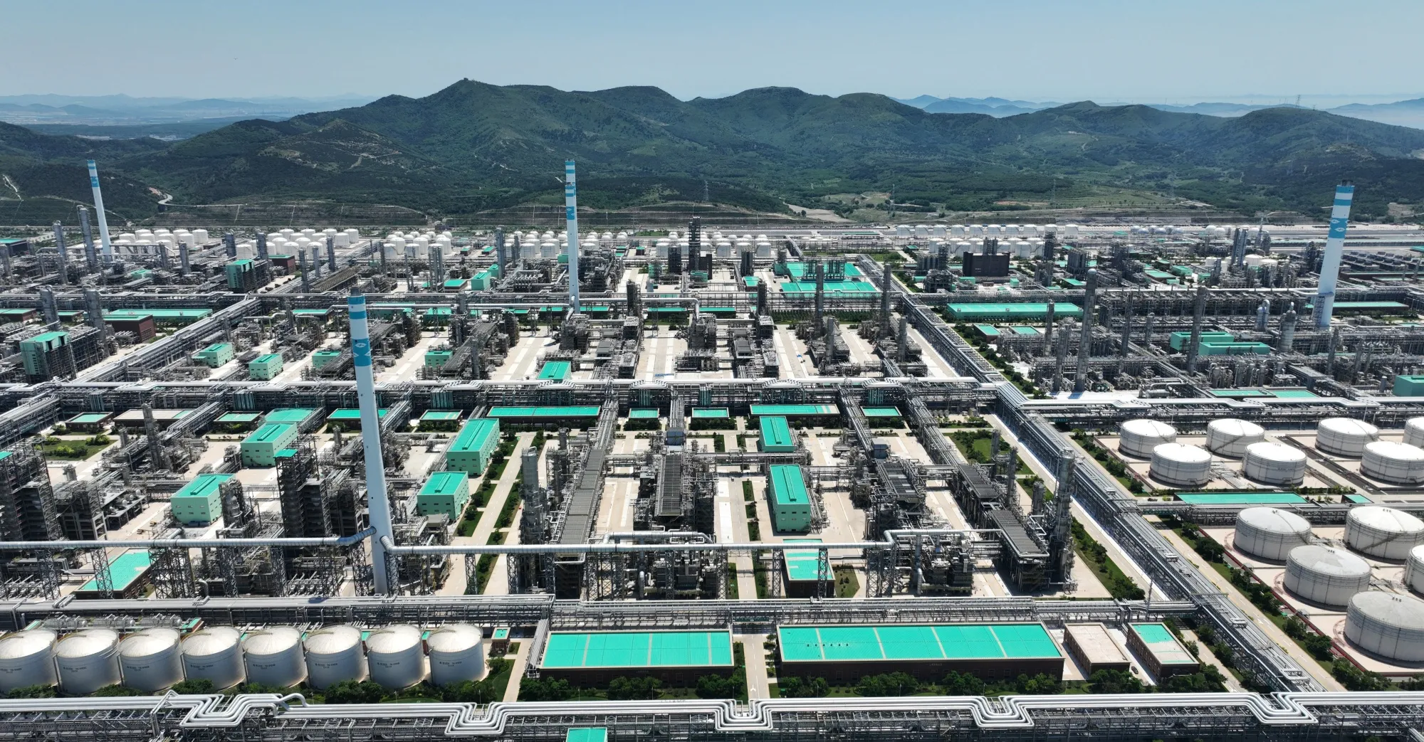 Hengli Group’s petrochemical industrial park in Liaoning Province.