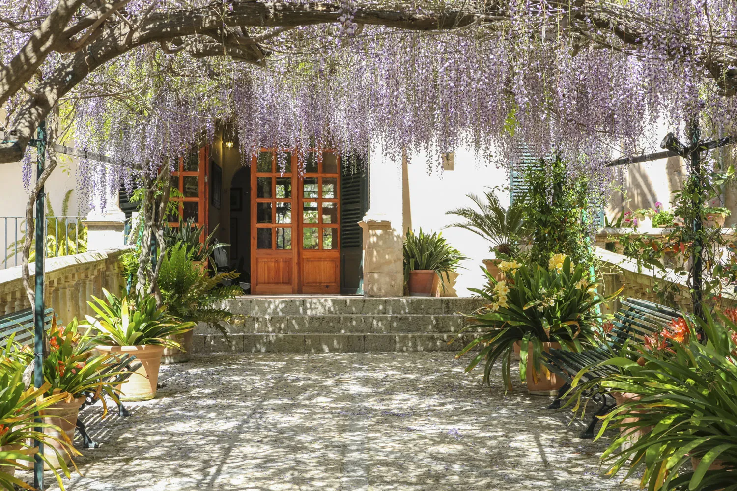 The Jardines de Alfabia in&nbsp;the mountain town of Bunyola