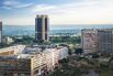 RF Aerial view of Brasilia and Central Bank of Brazil headquarters building - Brasilia, Distrito Federal, Brazil