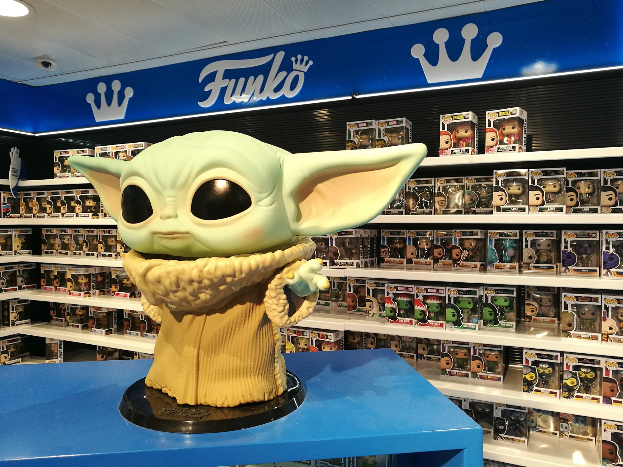 Yoda Funko figurine in Madrid.