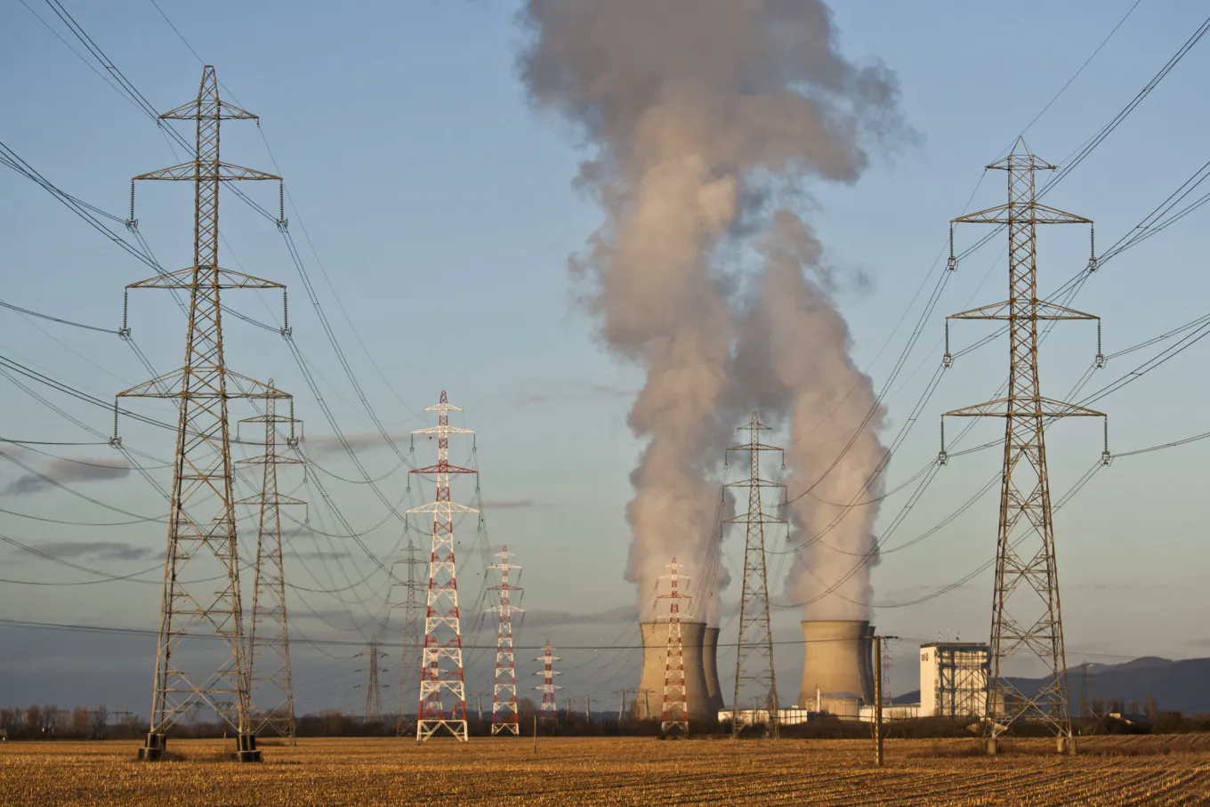 An EDF&nbsp;power plant&nbsp;in Bugey, France.