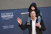 Elon Musk attends the Atreju happening organized by the Italian far right Fratelli d'Italia governate party