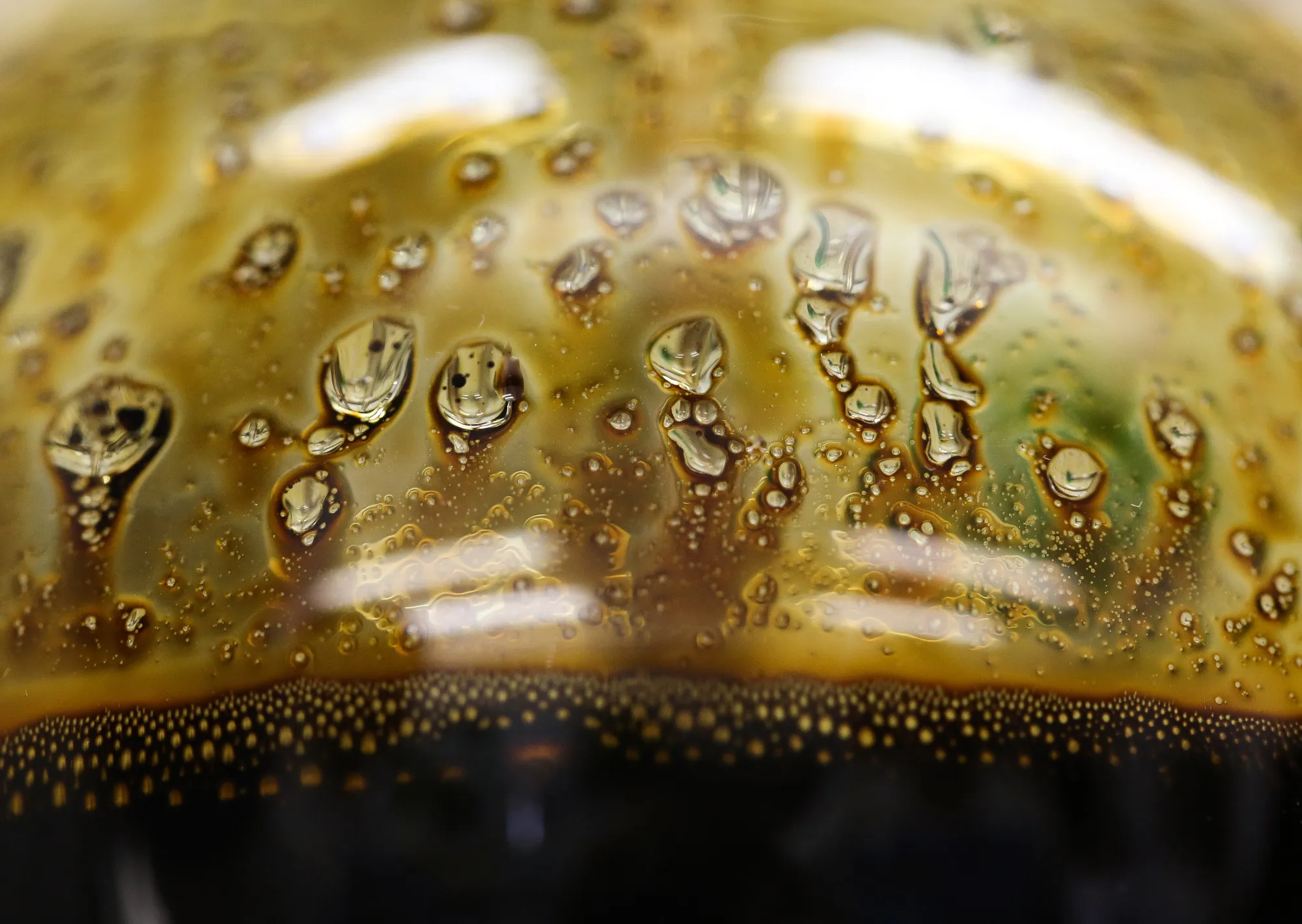 A sample of crude oil.
