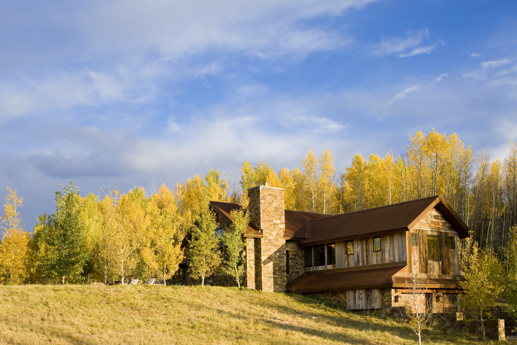 A home in Jackson Hole, Wyoming. Surrounding Teton County has the highest asset income per capita.