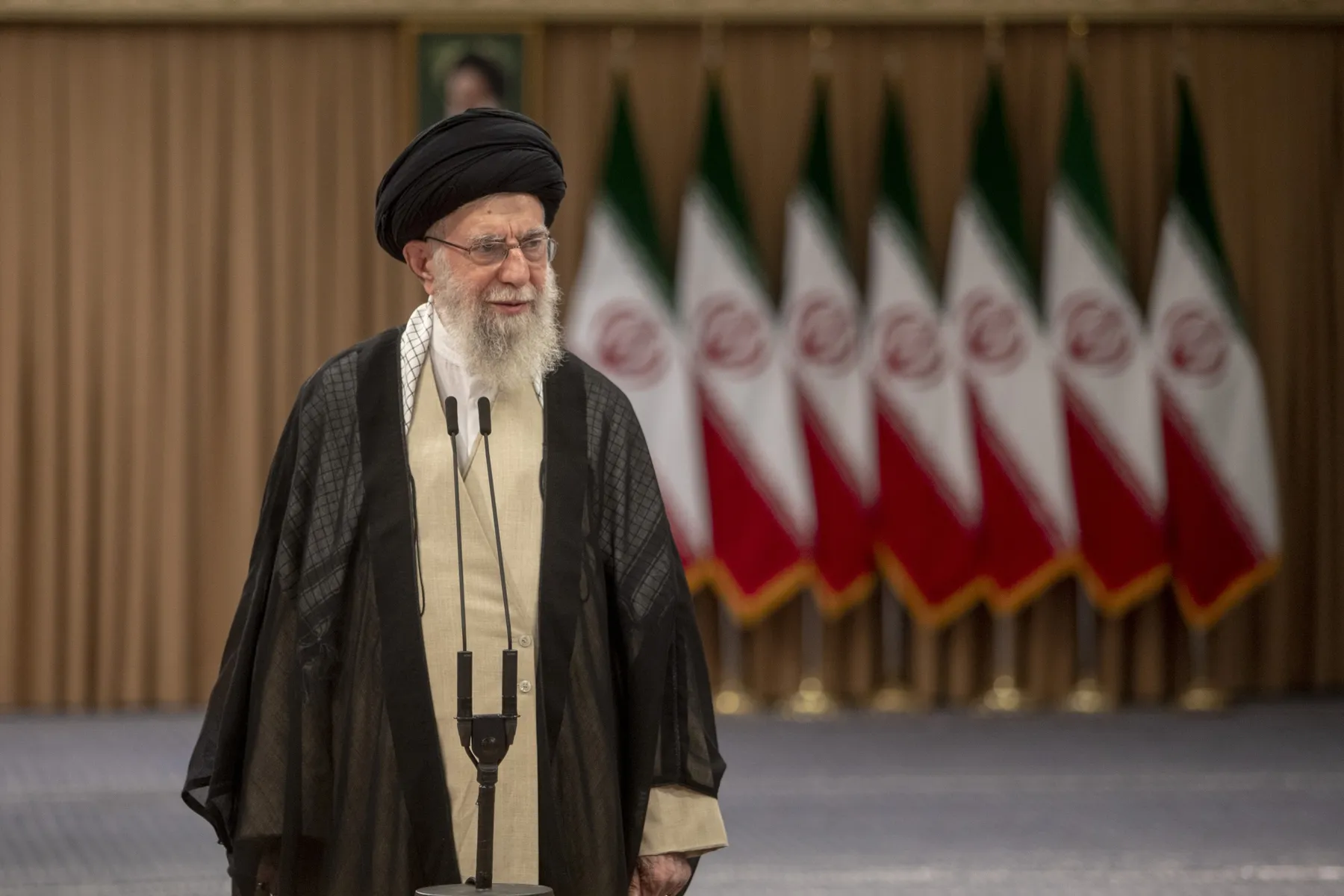 آیت‌الله علی خامنه‌ای در سال ۲۰۲۴.