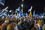 Scottish Independence outside Parliament in Edinburgh in November.
