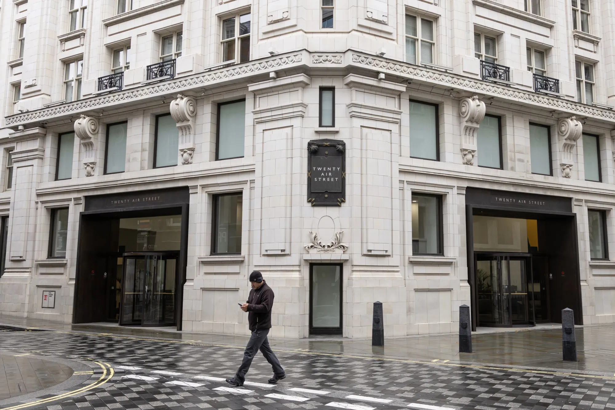 Offices housing businesses including Twitter’s UK headquarters, in London. 