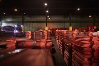 Copper Production at KGHM Polska Miedz SA Smelting Plant 