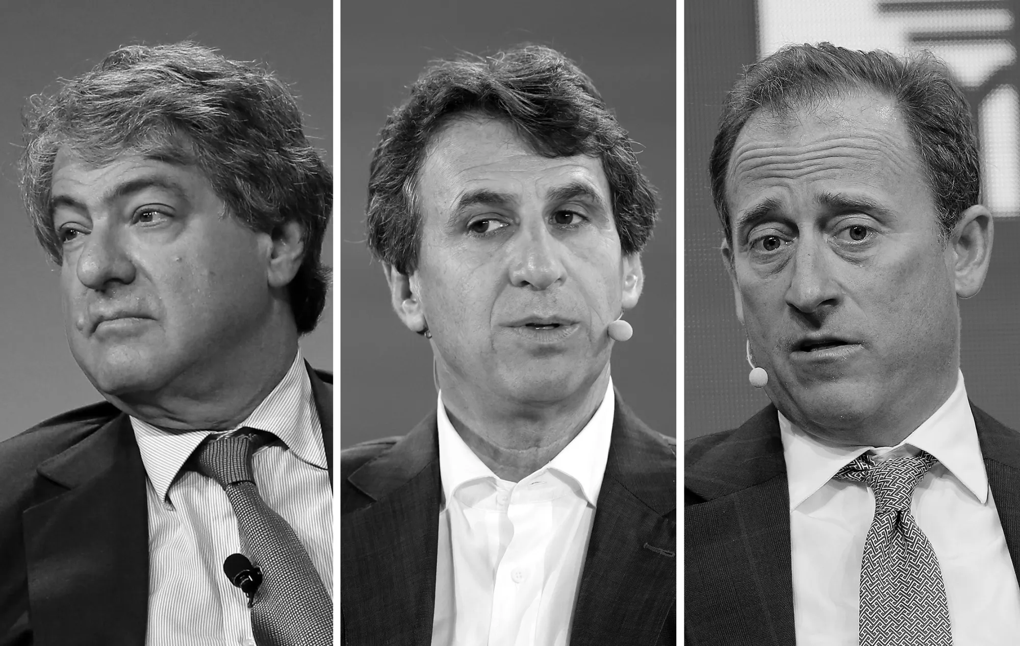 Leon Black, Marc&nbsp;Rowan and Josh Harris