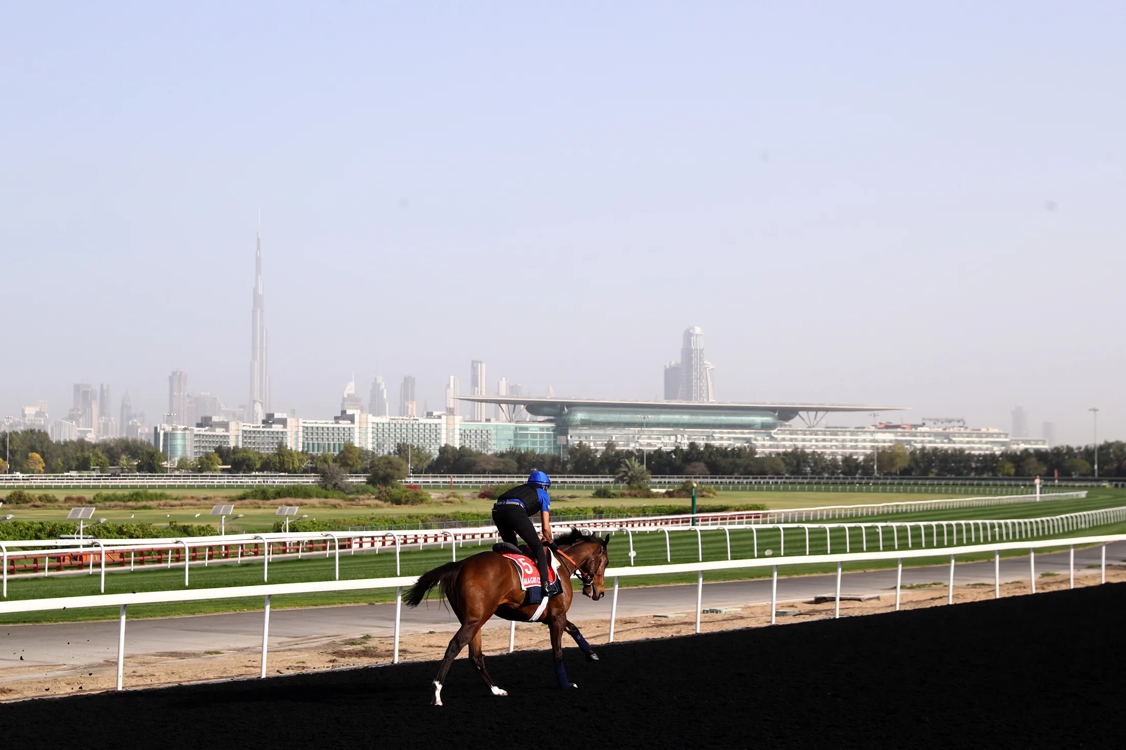 Meydan Racecourse in Dubai.