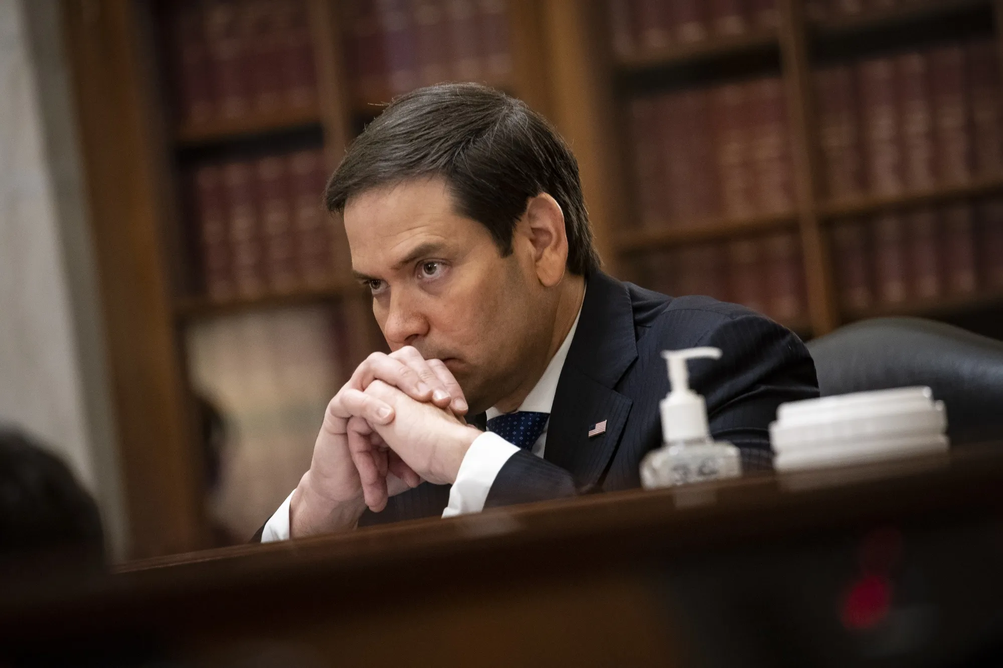 Senator Marco Rubio in Washington, D.C. on June 10, 2020.