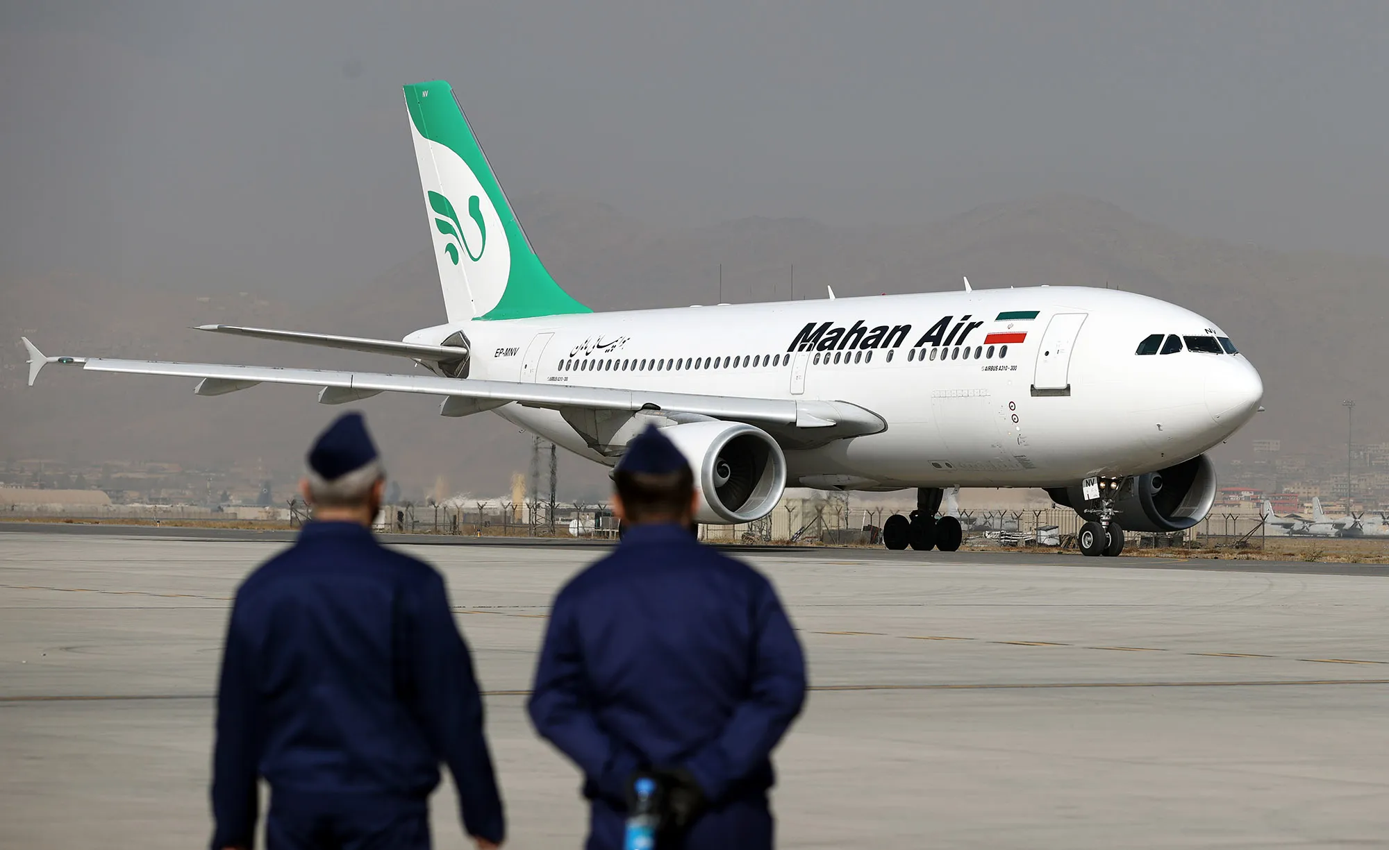 An Airbus A310 aircraft operated by&nbsp;Mahan Air.&nbsp;