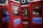The free Village Voice newspaper announced on Tuesday it would cease publishing in print. 