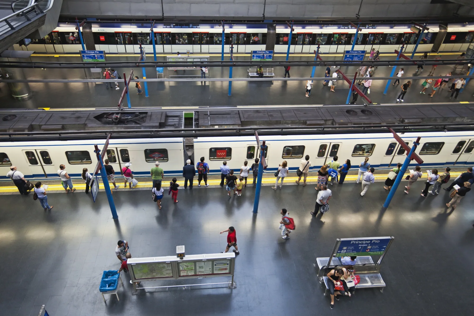 
The Madrid Metro’s ridership is higher now than it was before the pandemic.

