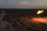 Flares As Natural Gas Tumbles After 'Momentum Killer' U.S. Storage Gain