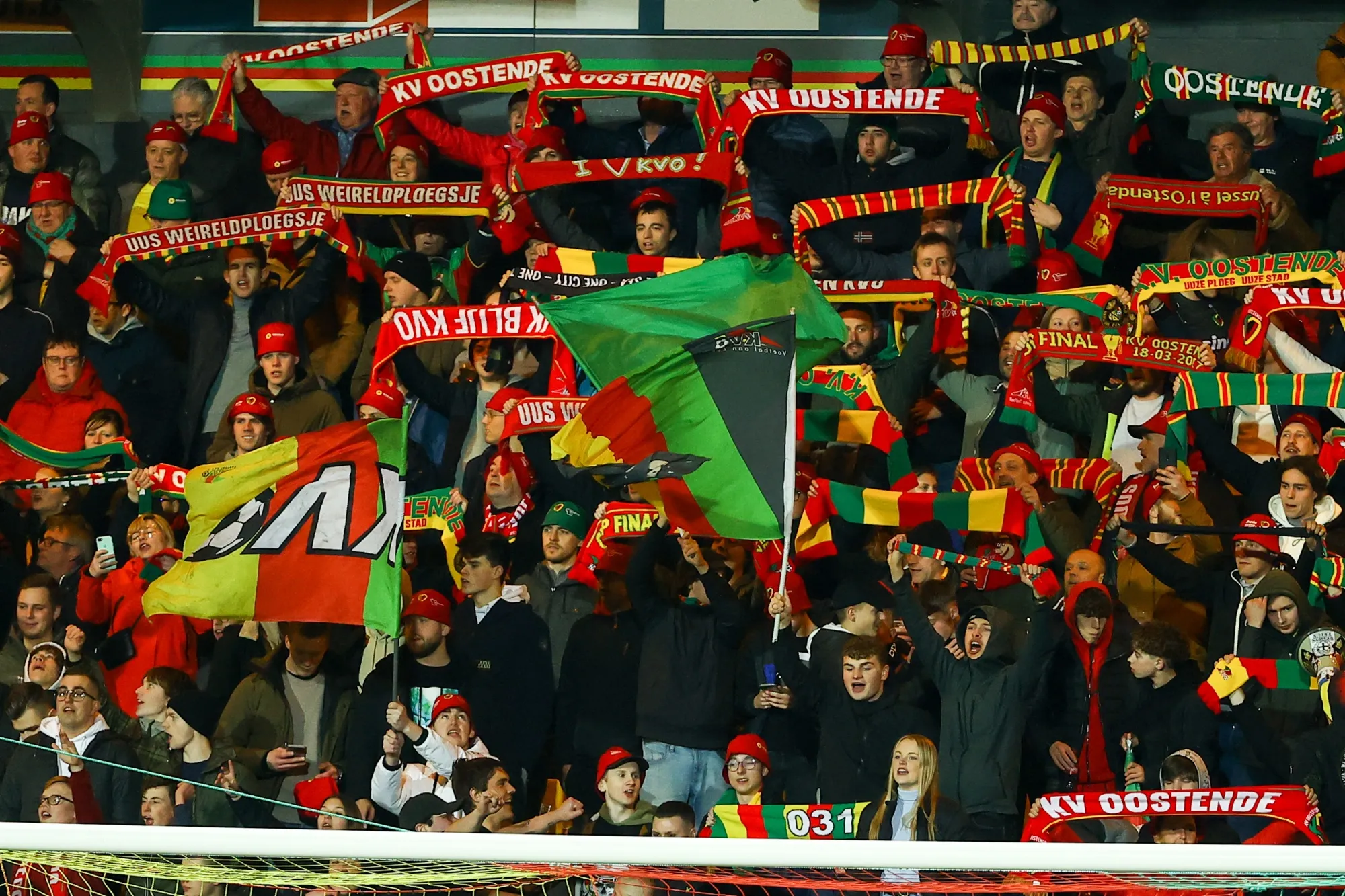 KV Oostende supporters.