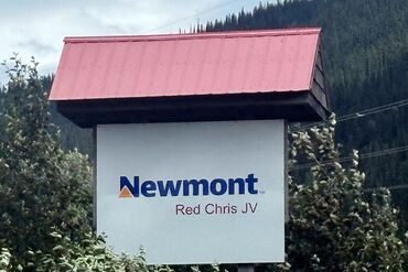 The entrance to the Red Chris Mine near Iskut, British Columbia, Canada.