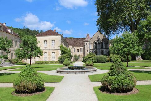 The grounds of the Abbey of Fontenay, where a self-guided audio tour is well worth an hour's visit.