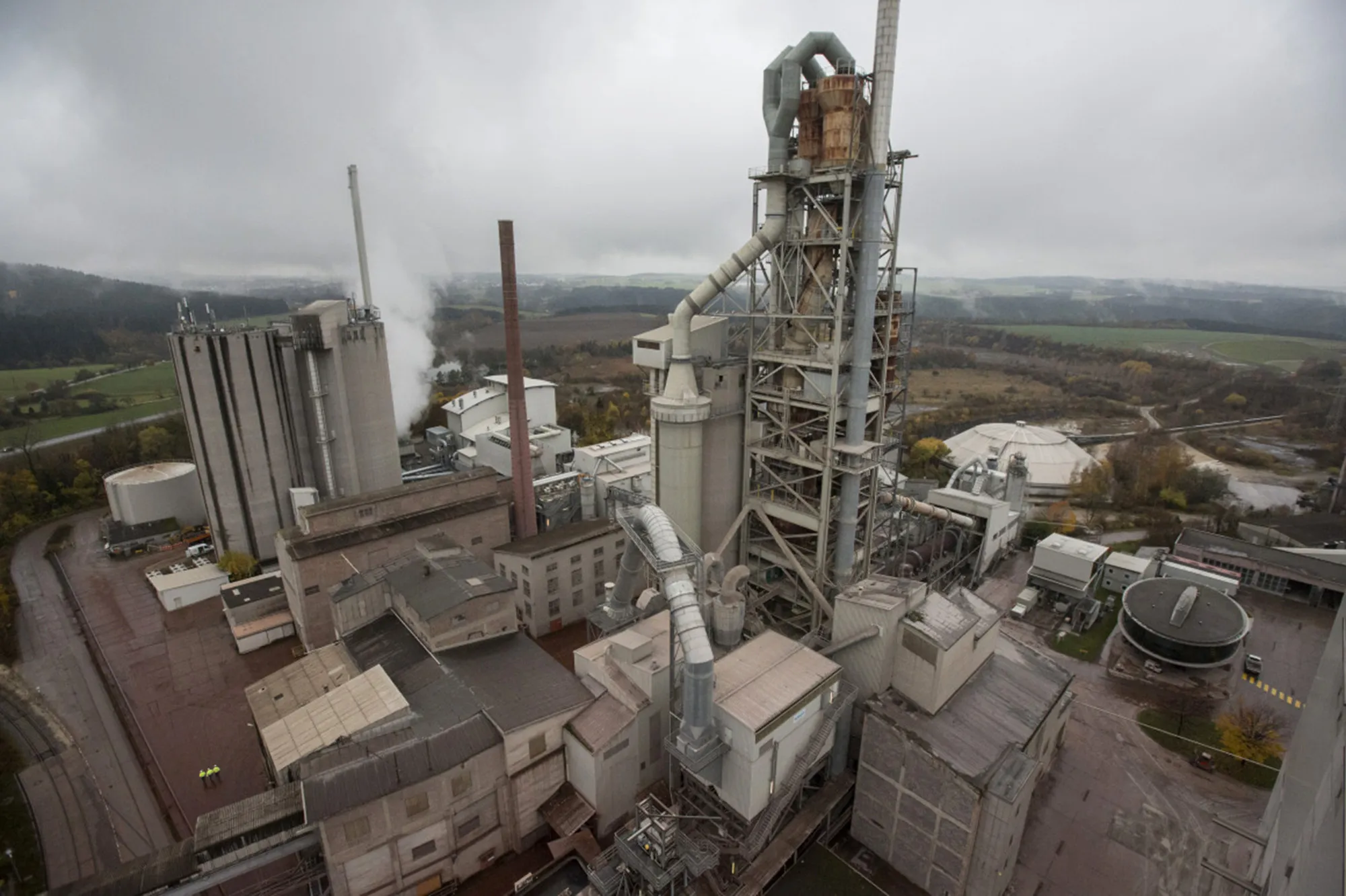 A cement plant in Dotternhausen, Germany.