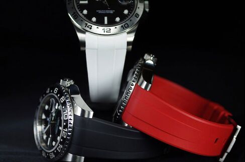 The best rubber straps come from Switzerland's Rubber B.