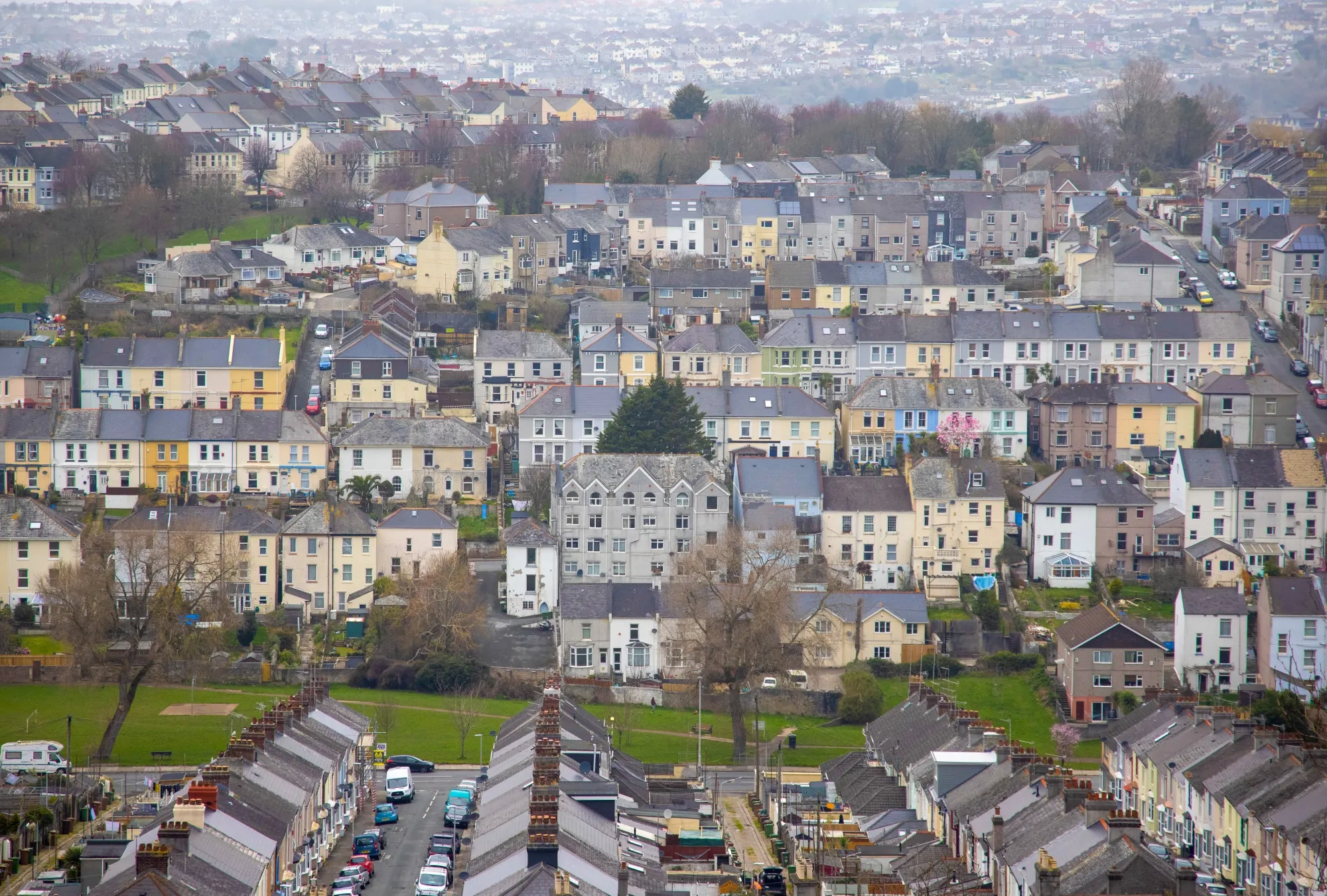 Terraced housing&nbsp;in Plymouth.