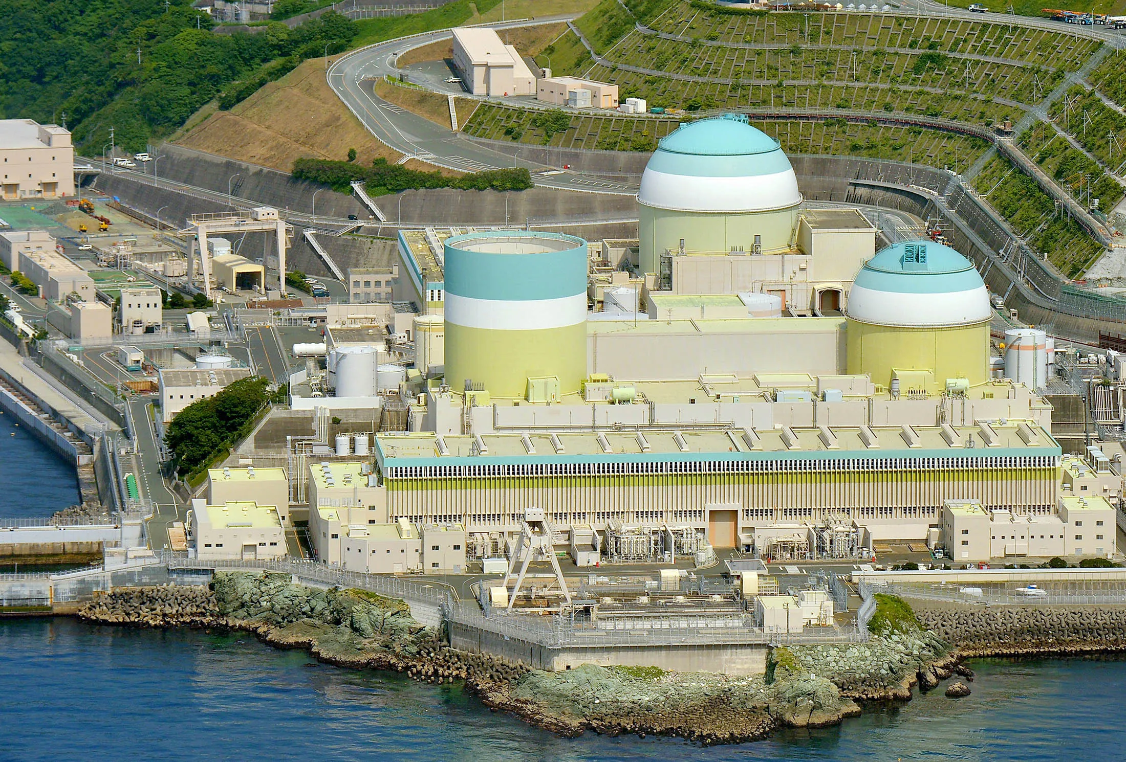 Ikata Nuclear Power Plant.
