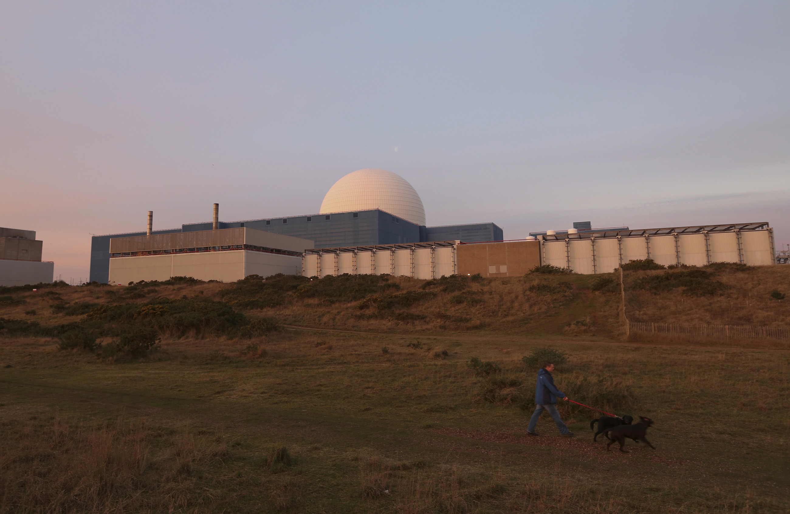 The Sizewell B nuclear power station, operated by Electricite de France SA (EDF), in Sizewell, UK.