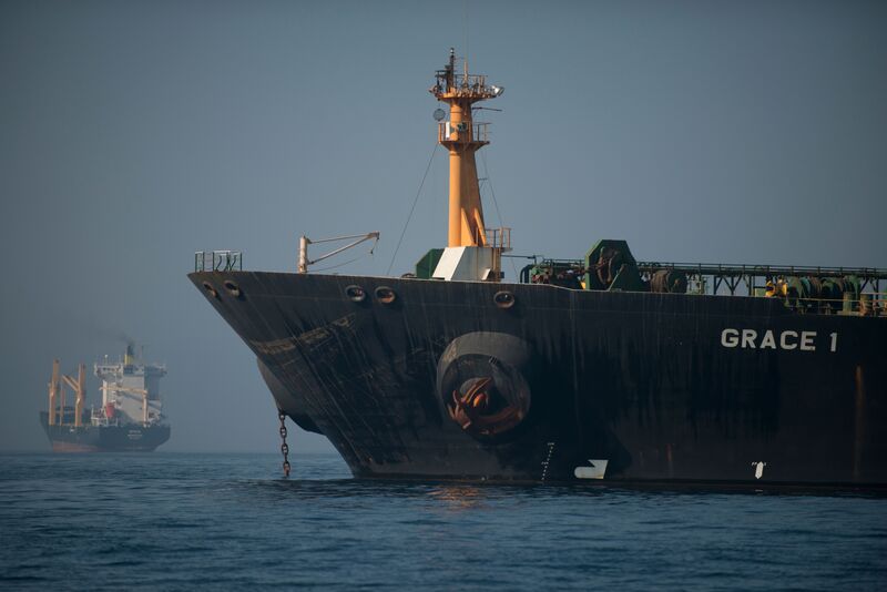 The Grace 1 tanker on Aug. 15.