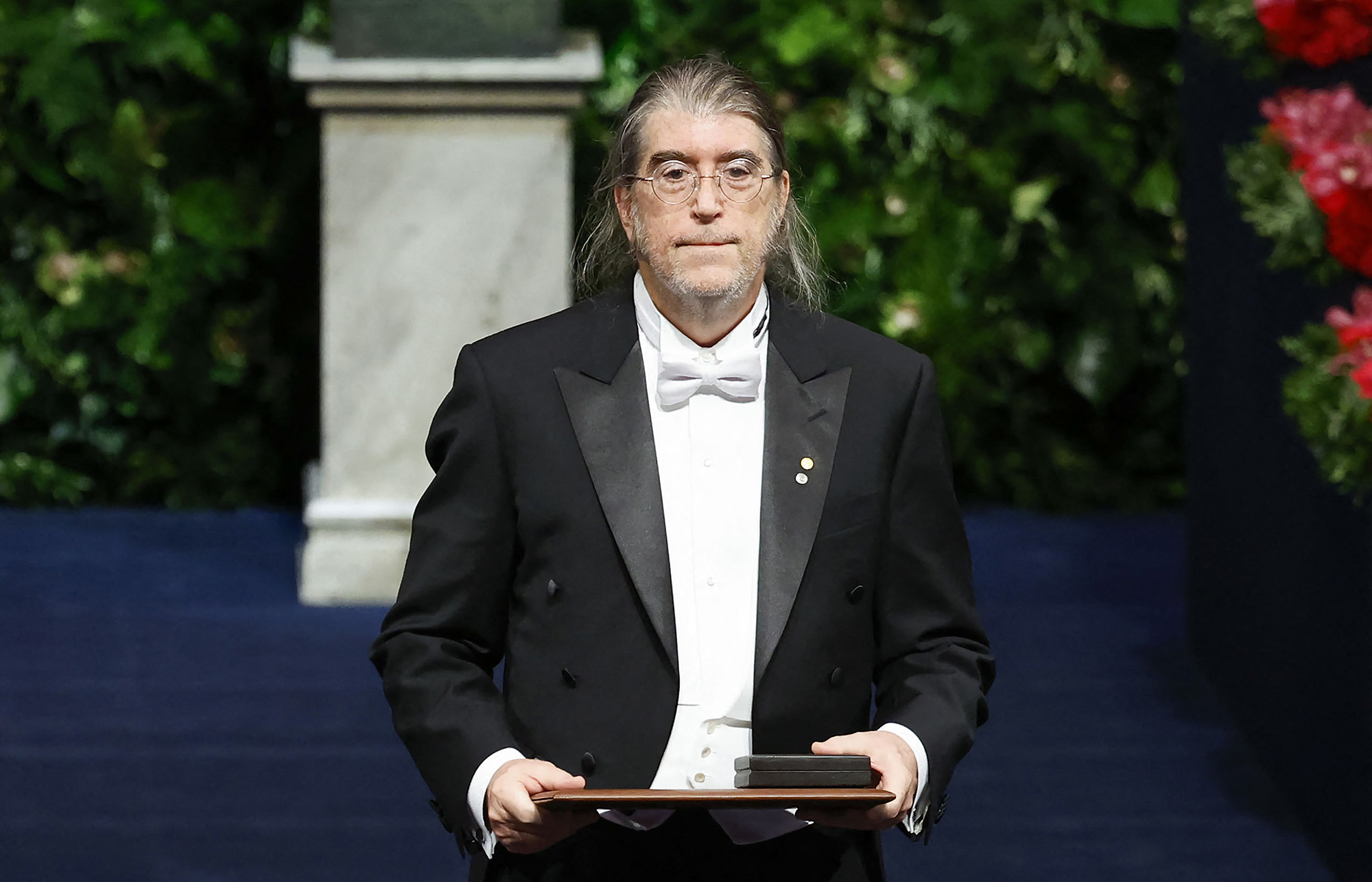Philip Dybvig after being awarded the Nobel Prize in Stockholm&nbsp;on Dec. 10.