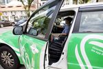 The driver of a GrabCar, a service under the Grab app.

